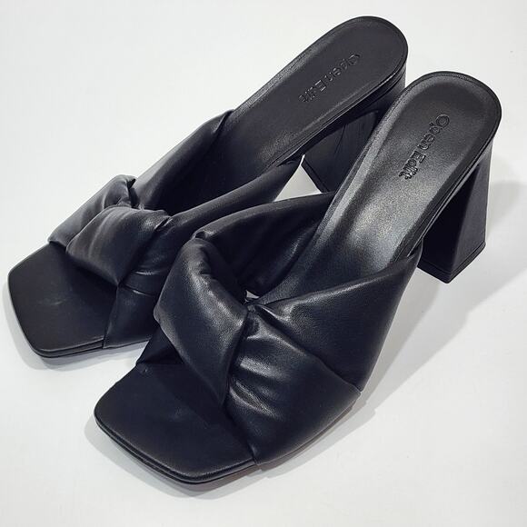 Open Edit Saydee Heeled Sandals Black Size 11 - Picture 3 of 13